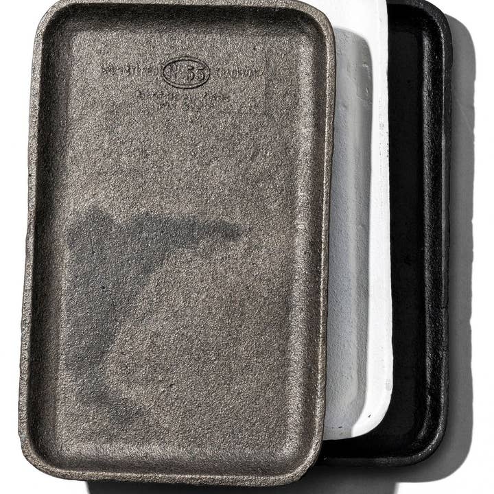 Puebco - Wholesale Decorative Tray - CAST IRON TRAY - WHITE