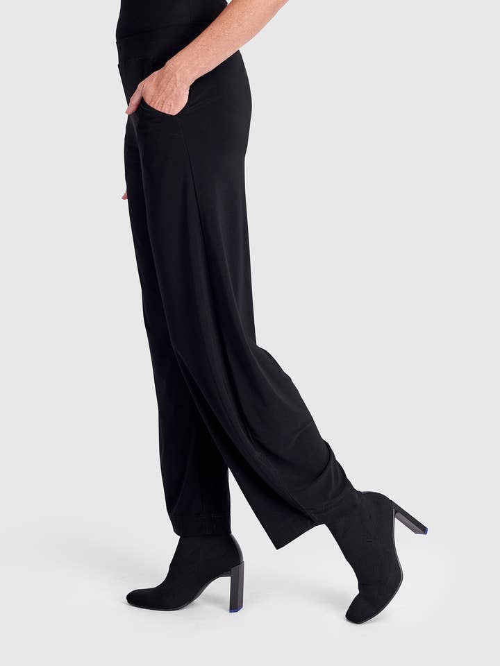 Essential Slinky Flow Pants, Black for wholesale by Alembika