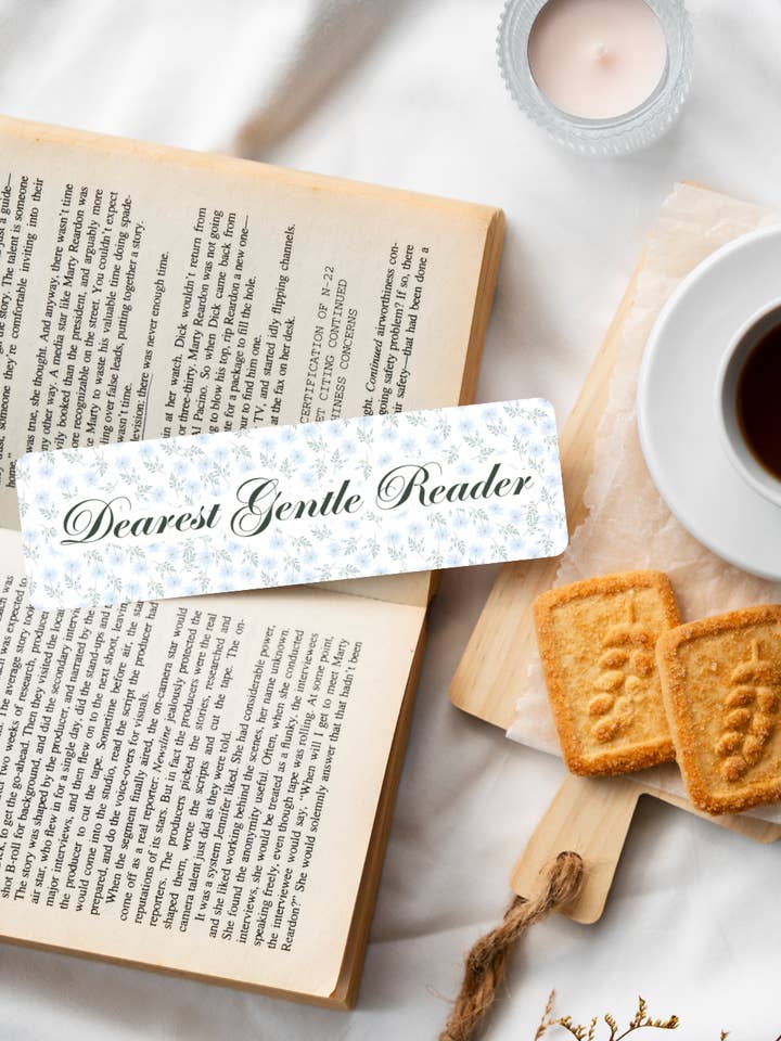 Dearest Gentle Reader Bridgerton Bookmark for wholesale by Little Town Studio