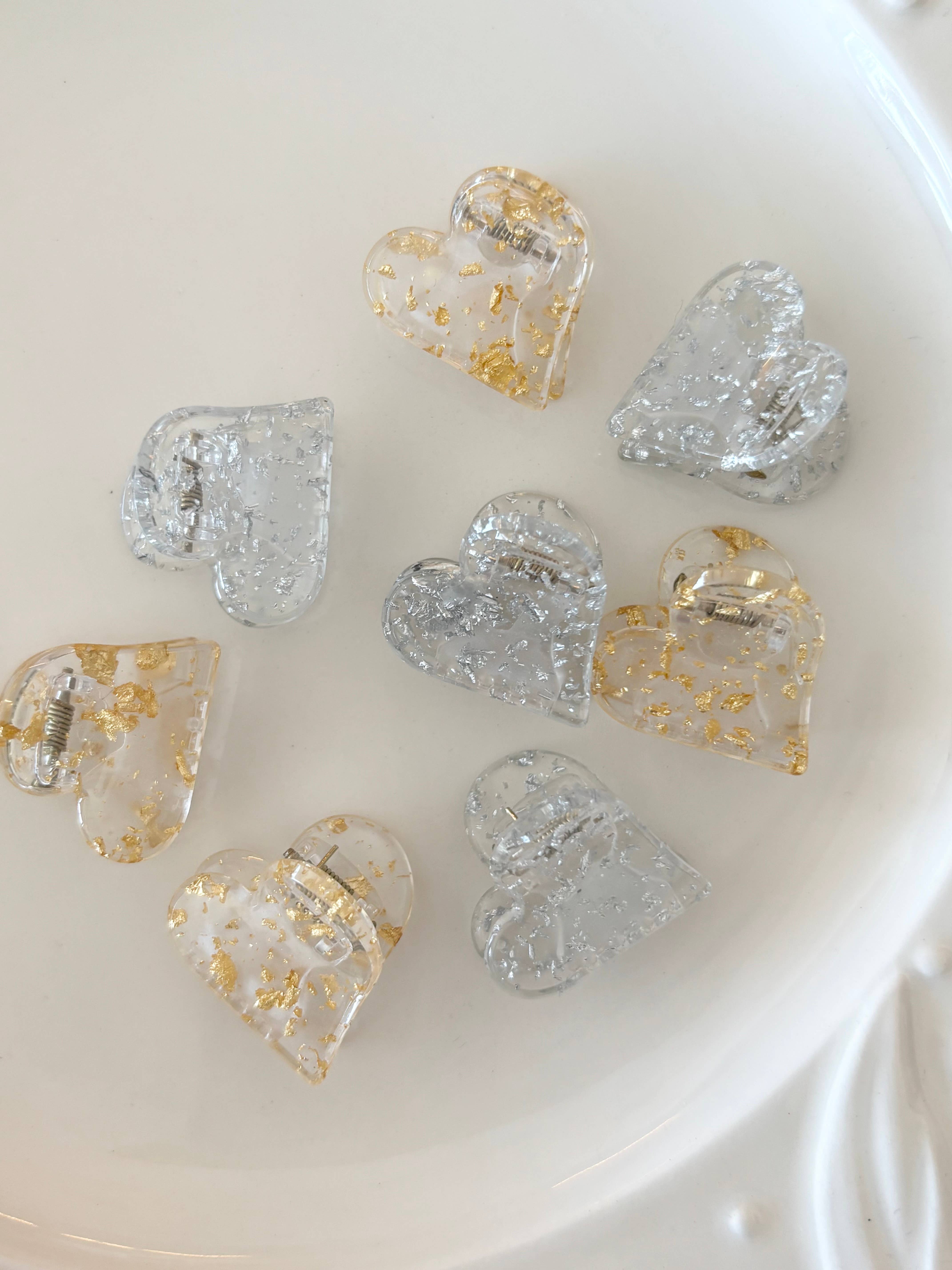 LoveLina - Wholesale Hair Clip - Women's - Heart Shape Acetate Hair Clip (DOLCE-8)0