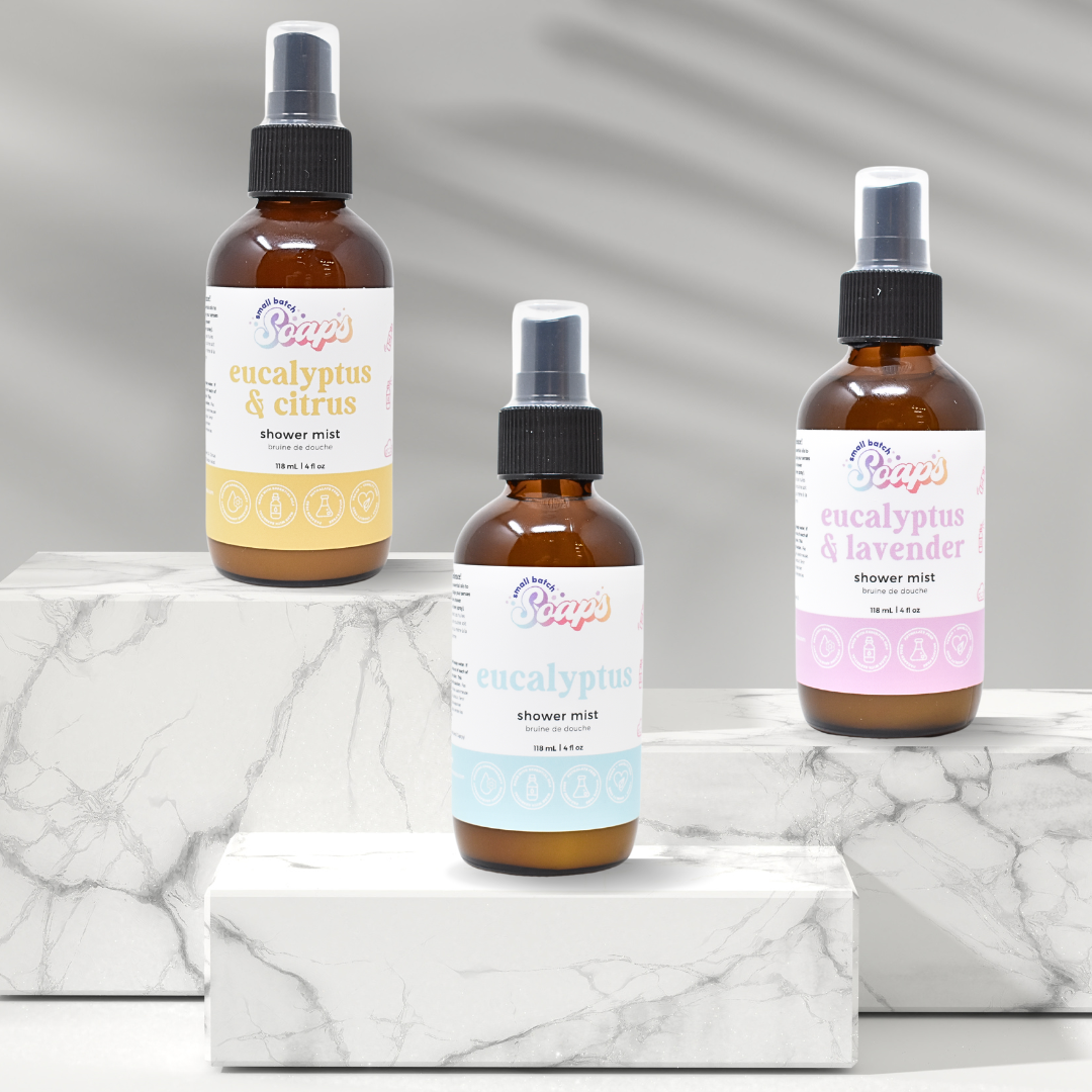 Small Batch Soaps - Wholesale Aromatherapy Mist - Eucalyptus Shower Mist4