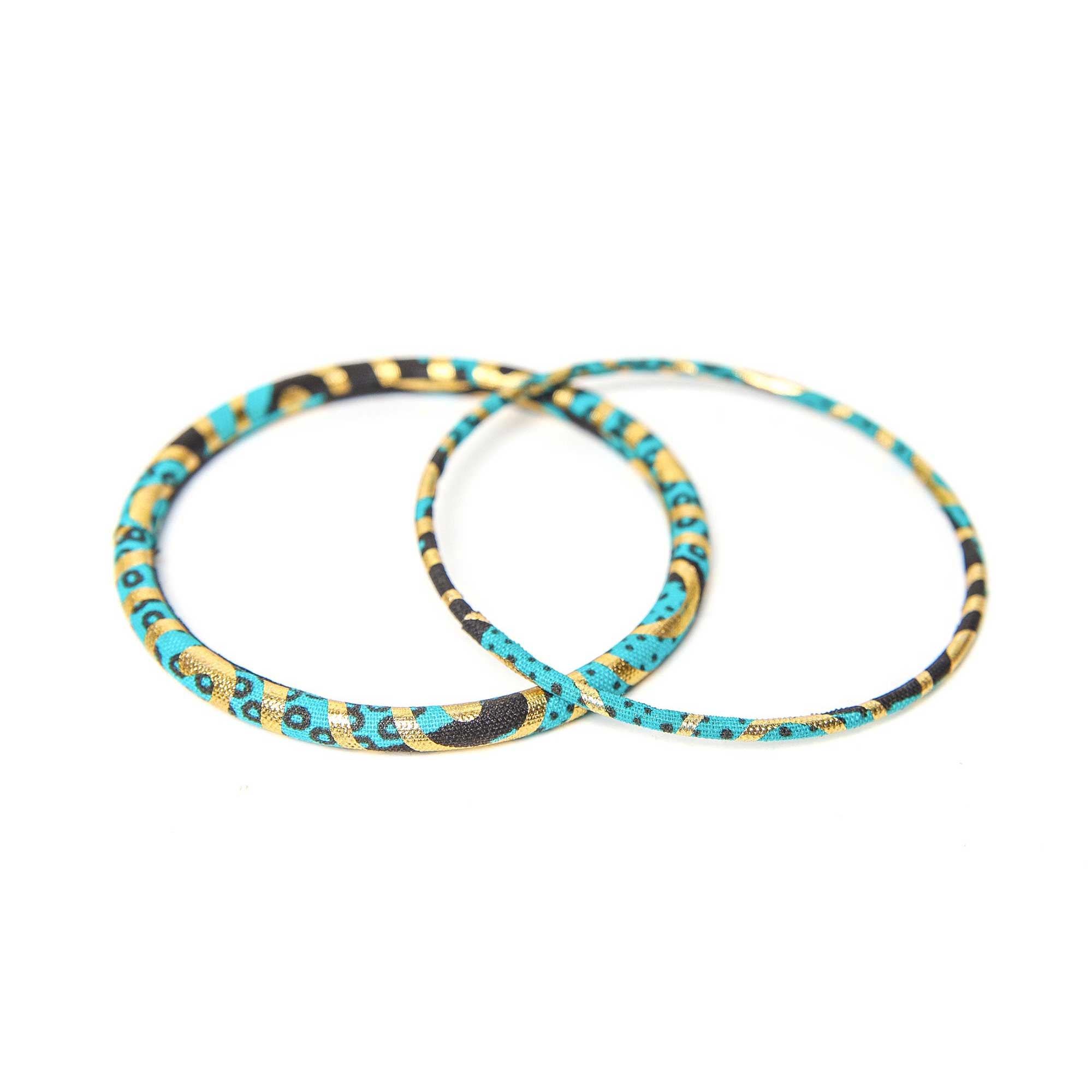 Melokane - Venta al por mayor Brazalete - Pulseras delgadas en turquesa y cera dorada - Tallas S o M2