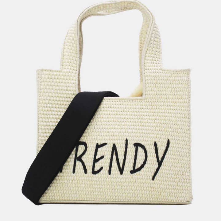 Tom&Eva (F.D.M diffusion) - Wholesale Top Handle Bag - Women's - Minimalist Straw Handbag 24P-60829