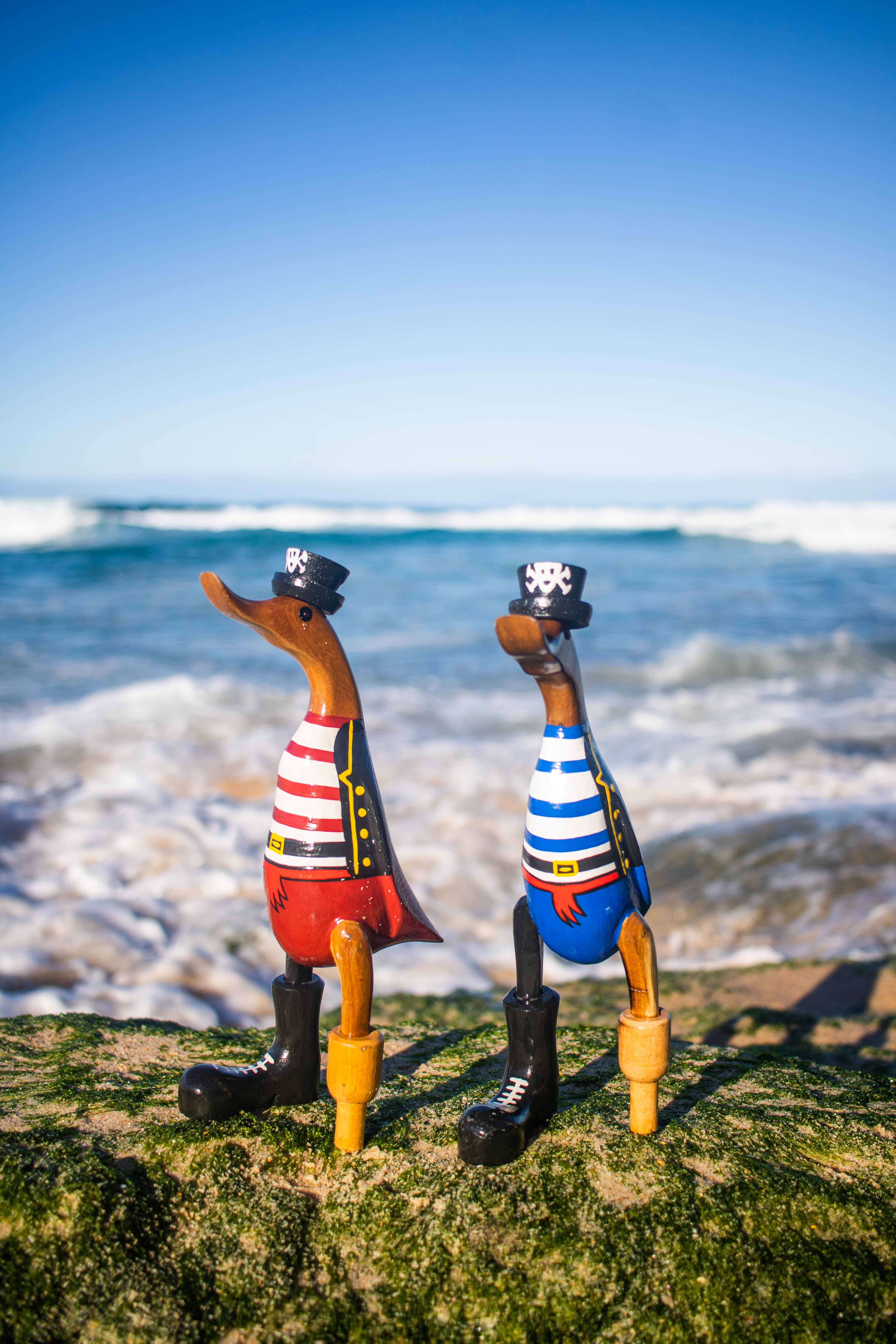 woodbubblebali - Vente Figurine décorative - Running duck pirate4