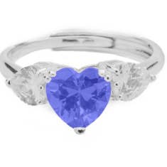 BAGUE TRILOGIE CŒUR AJUSTABLE pour la vente par Feelings Jewels