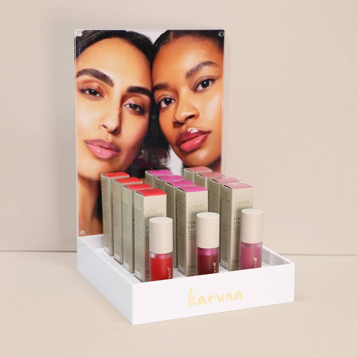 Karuna - Wholesale Lip Gloss - Tinted Lip Oils PDQ Display (Cool Tones)1