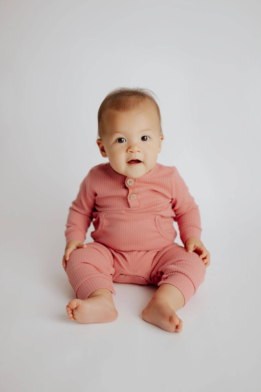 Three Little Tots - Wholesale Rompertje - Baby - Baby ribgebreide romper met zakken52