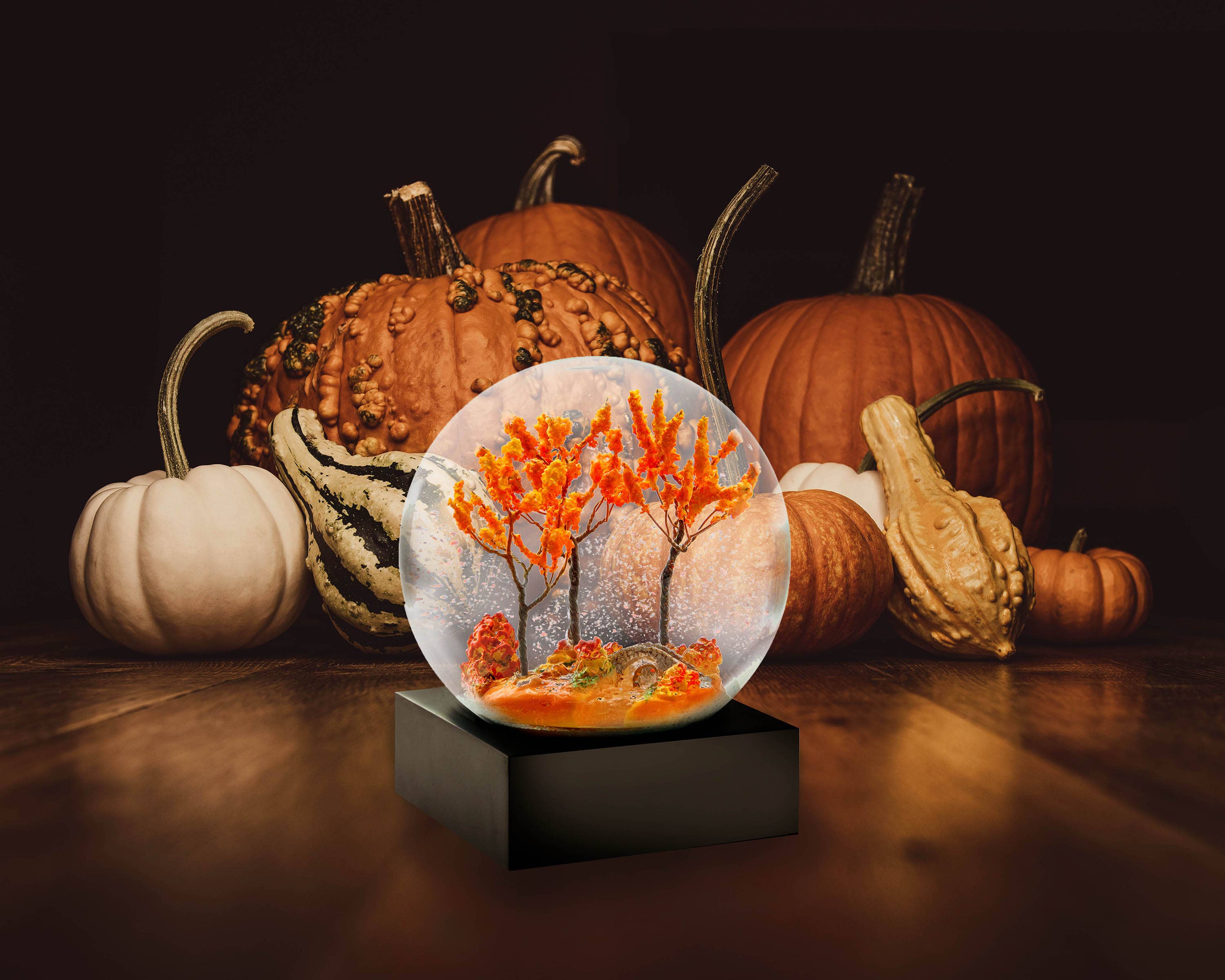 CoolSnowGlobes - Wholesale Snow Globe - Autumn Snow Globe7