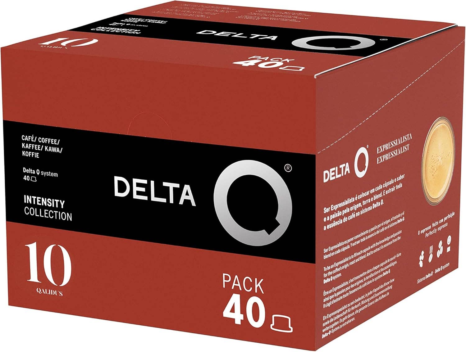 O Espresso Italiano Lda. – Café/expresso instantâneo por atacado – Delta Q Qalidus 40 Cápsulas1