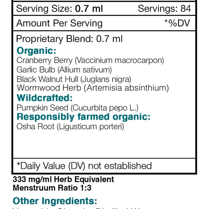 Secrets Of The Tribe - Wholesale Oral Supplement/Vitamin - Tribal Parasite Purge. Intestinal Purge Formula10