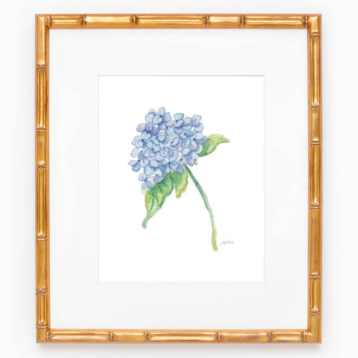 Hortênsia Decorada Nº1 Aguarela Art Print por atacado de Simply Jessica Marie
