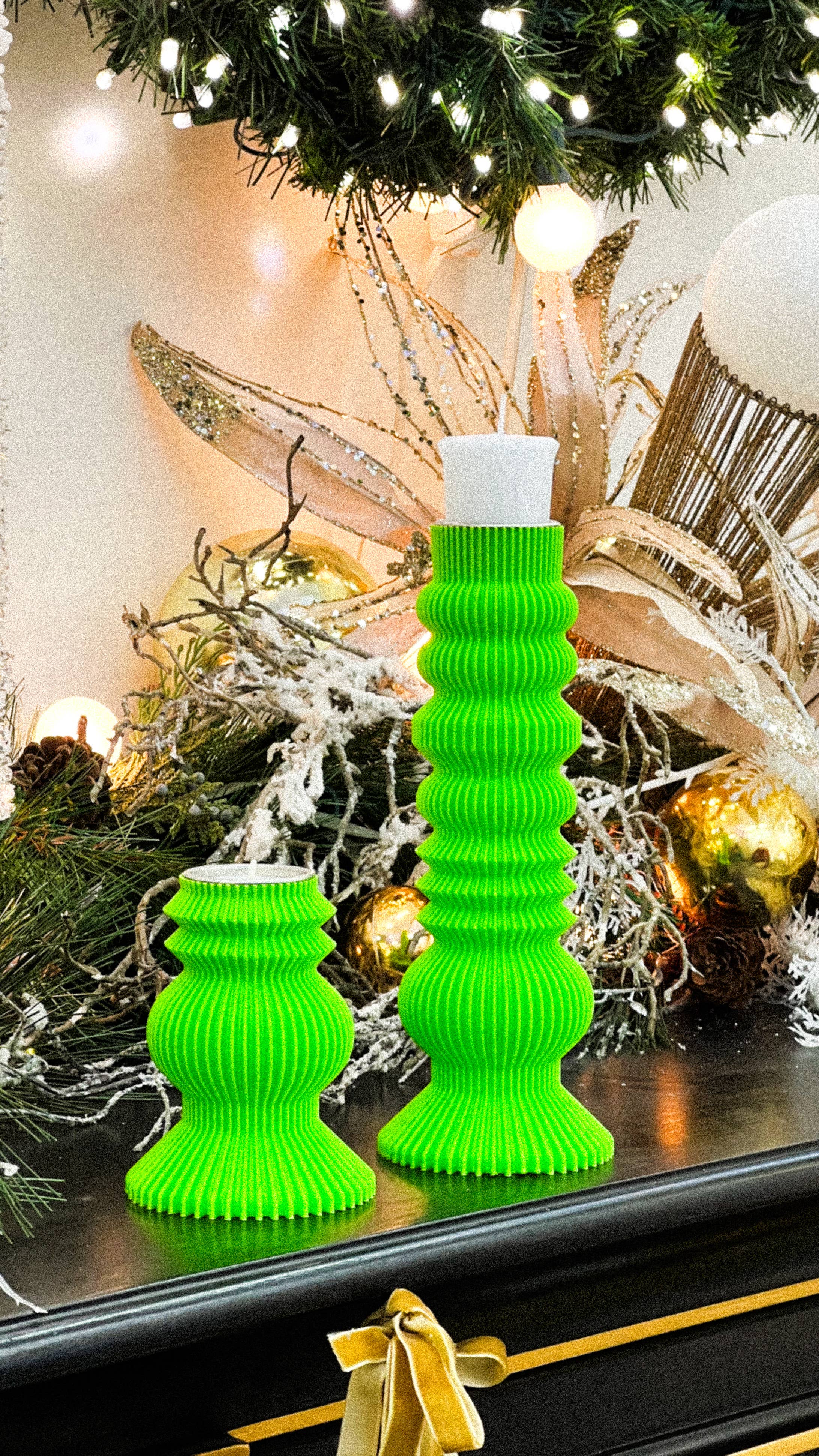 Du Vert Au Rouge Chez Soi - Wholesale Candle Holder - Céline L Candle Holder - 3D printed - Decoration1