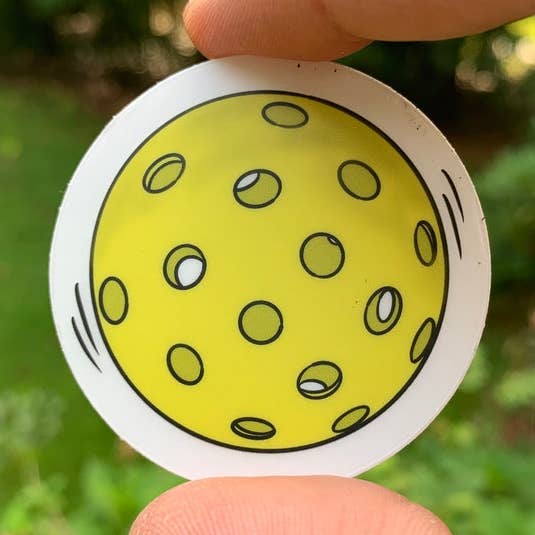 Pickleball {autocollant} pour la vente par Uncle Dunc's Sticker Shoppe
