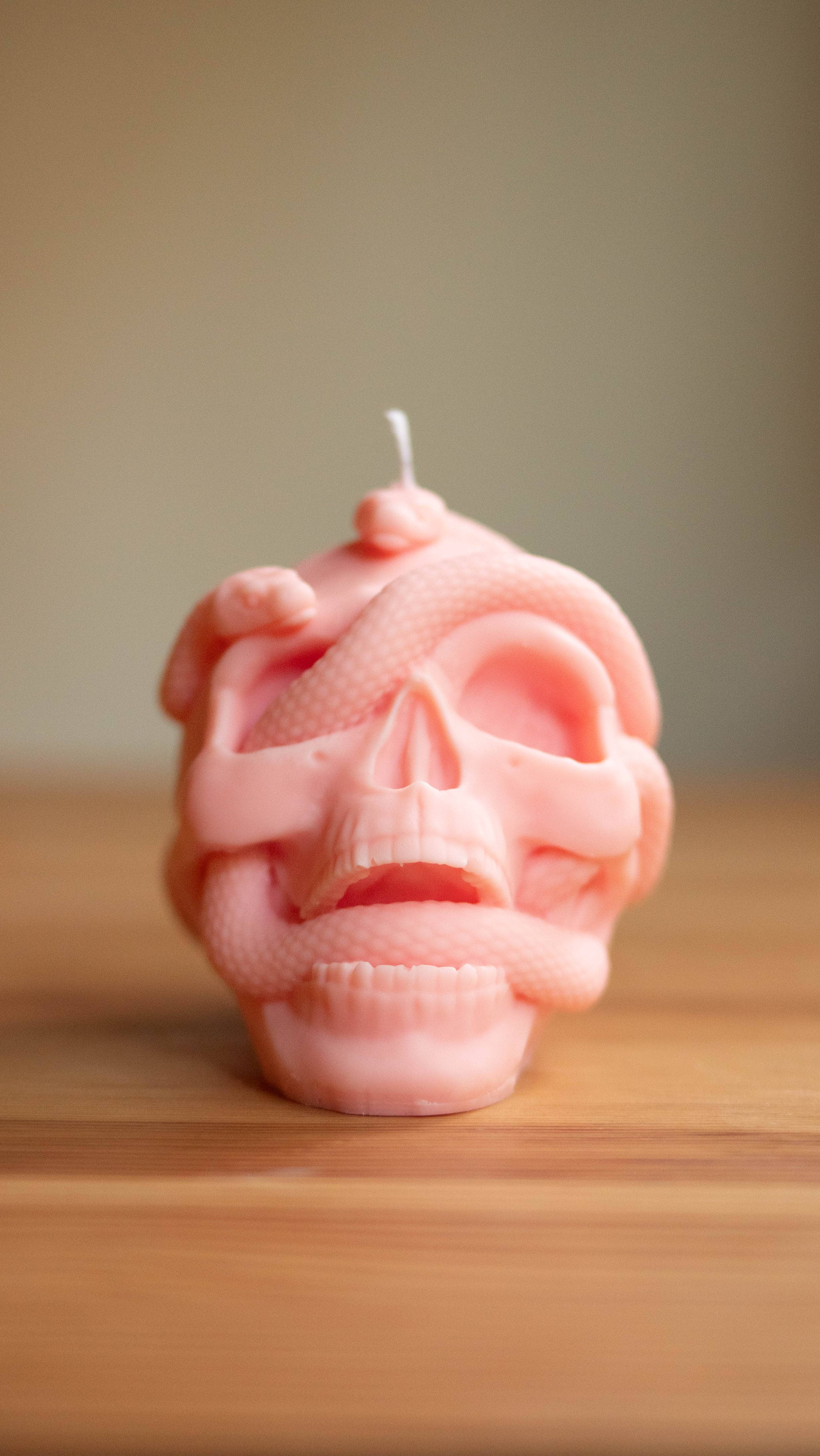 Sapphic Dreams - Wholesale Novelty Candle - Skull Candle3