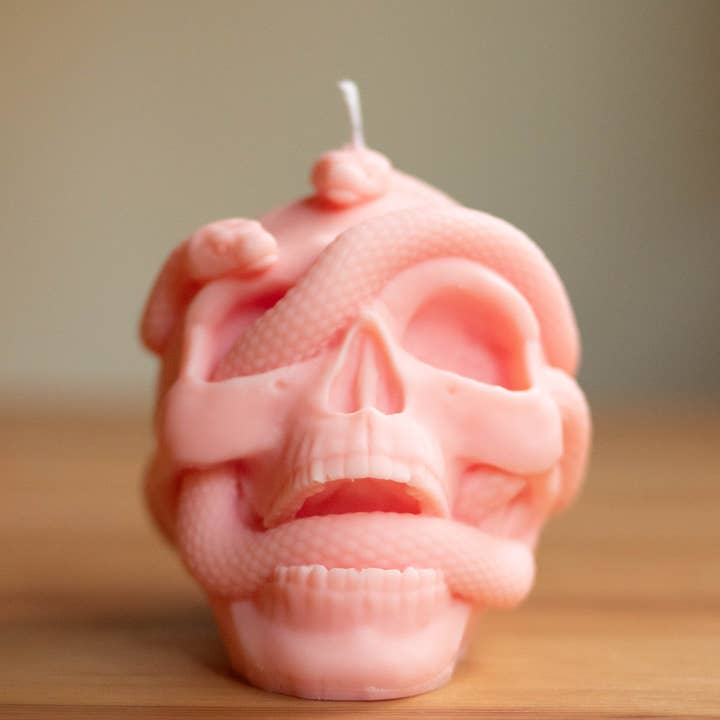 Sapphic Dreams - Wholesale Novelty Candle - Skull Candle3