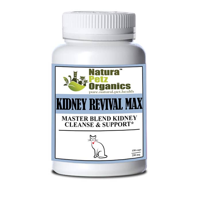 Natura Petz Organics - Wholesale Pet Supplement - Cat/Dog - Kidney Revival Max Master Blend Kidney Cleanse & Support Capsules* Adult & Senior Dogs4