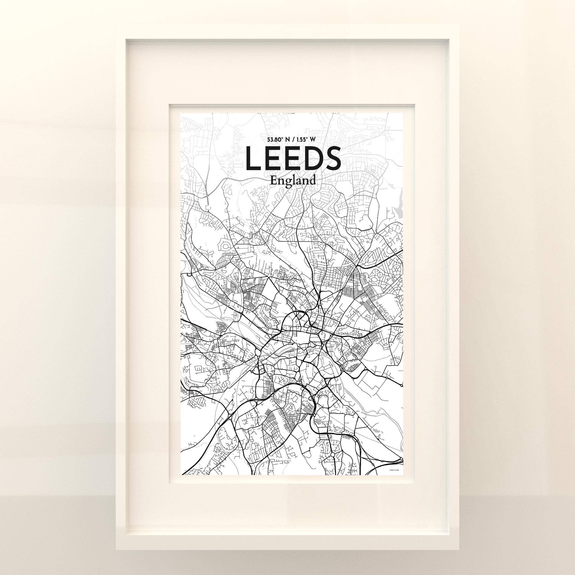 OurPoster.com – wholesale Poster – Leeds karta affisch49