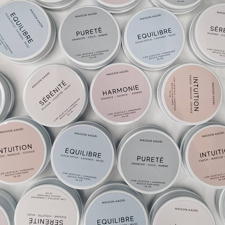 Maison Kaori - Venta al por mayor Vela aromática de viaje - Mini velas perfumadas - RITUAL