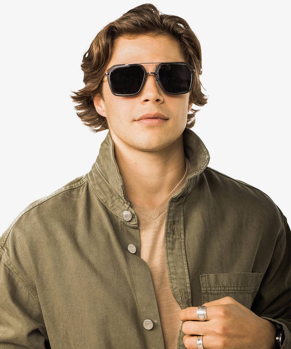 Tommy Owens - Wholesale Sunglasses - Unisex - Bal Harbour - Metal & Wood Sunglasses4