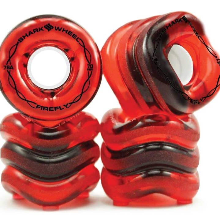 Shark Wheel - Wholesale Sporting Accessories - Shark Wheel 70mm, 78a Firefly Light Up Wheels