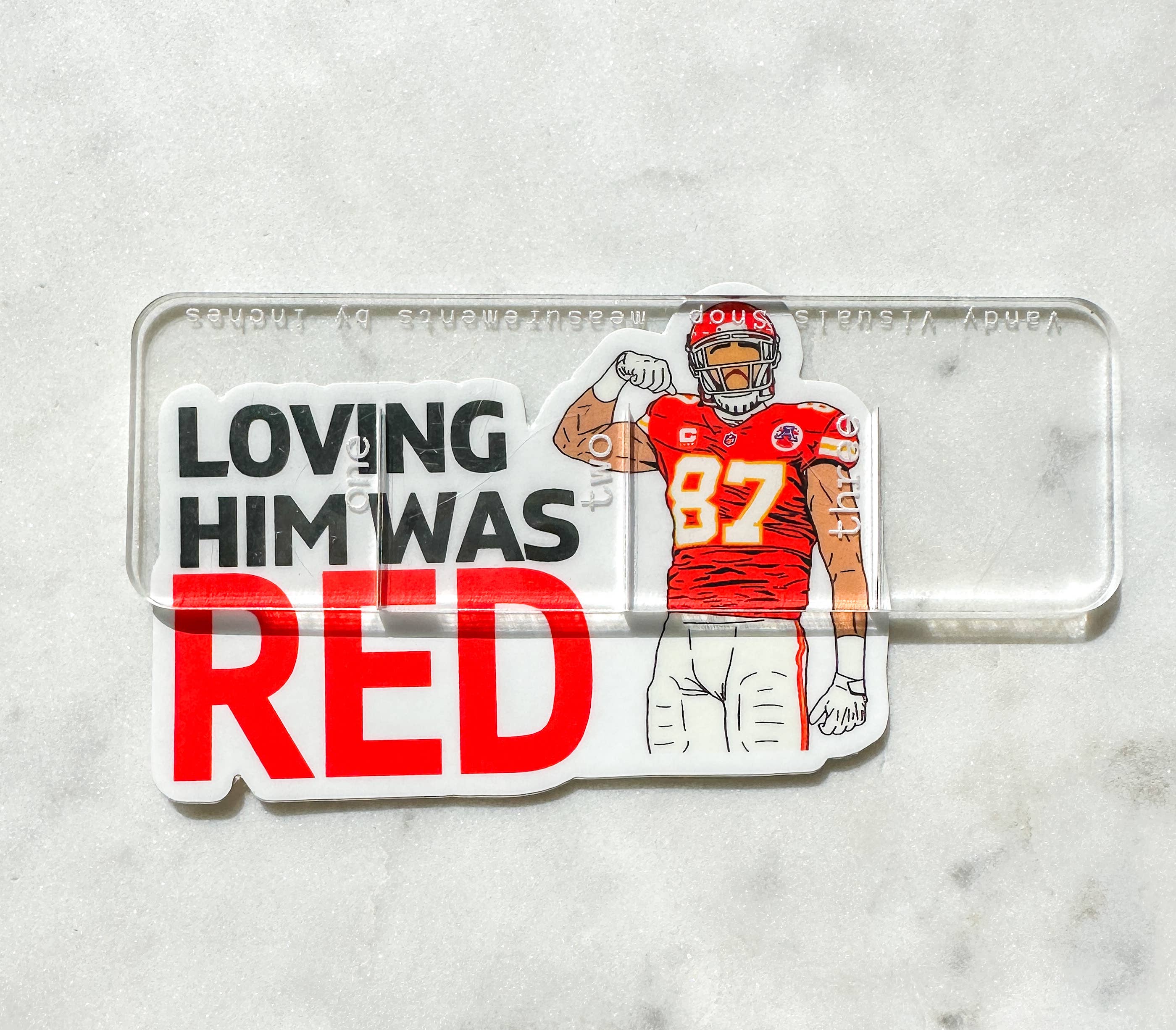 Vandy Visuals Shop - Wholesale Sticker - KC Chiefs Travis Kelce Taylor Swift weerbestendige sticker2