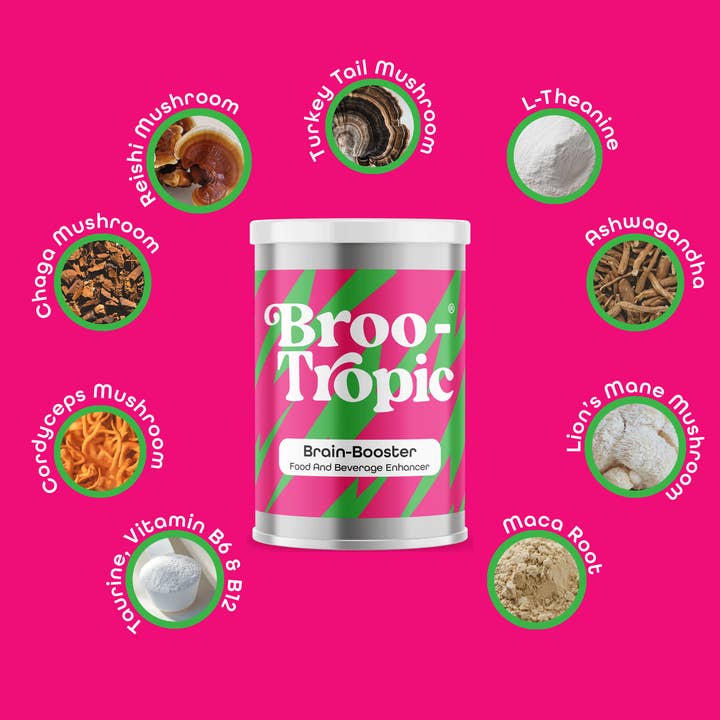 The Shroom Shop - Wholesale Powdered Health Drink - Brootropic Brain-Booster Food and Beverage Enhancer