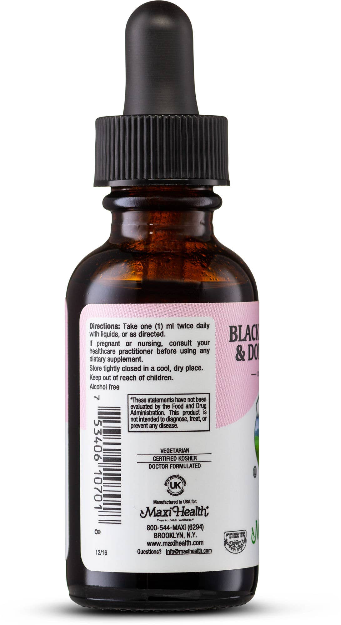 Maxi Health - Wholesale Oral Supplement/Vitamin - Black Cohosh & Dong Quai Root2