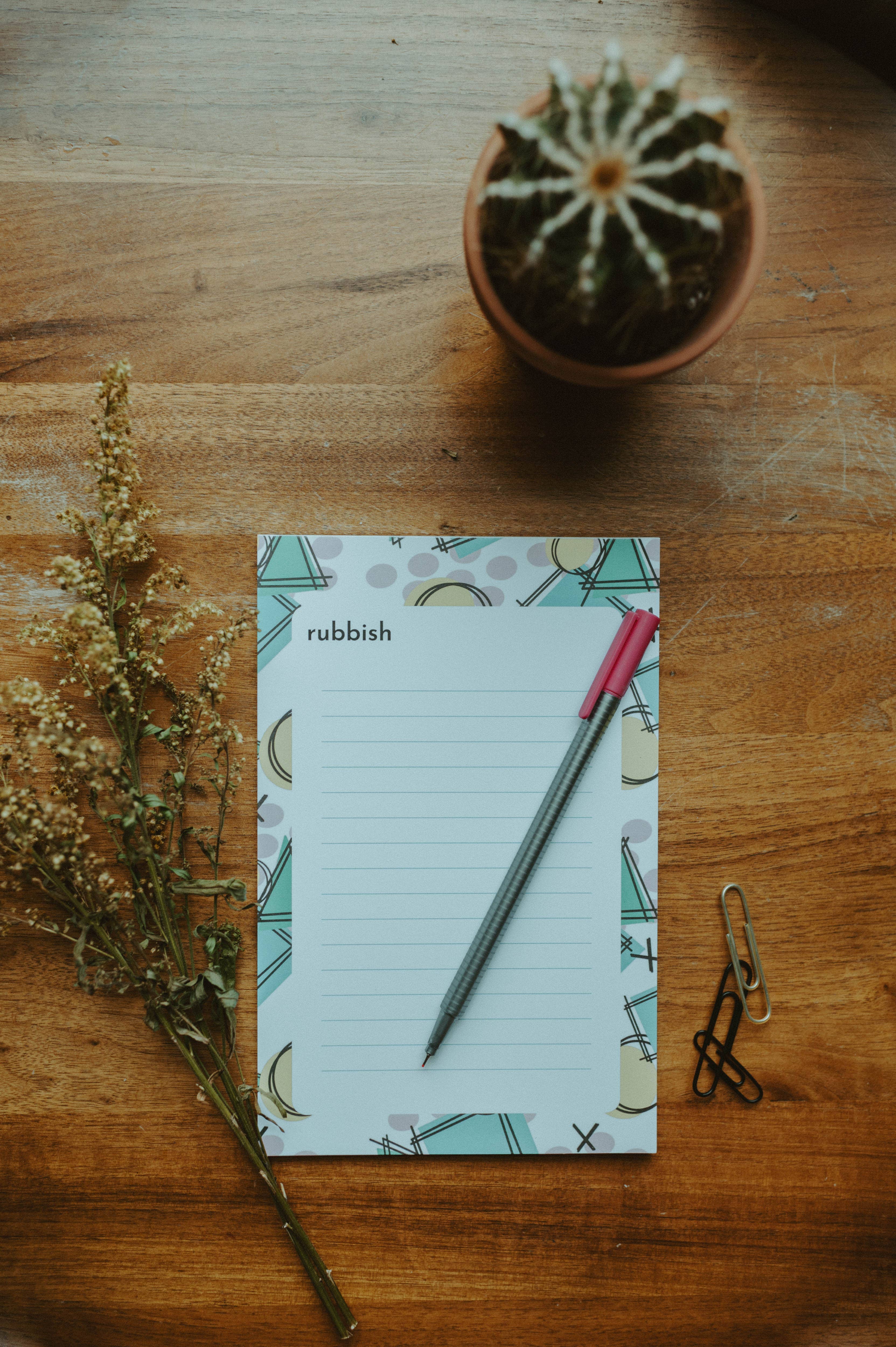 BrickandBarley - Wholesale Notepad - Rubbish Notepad5