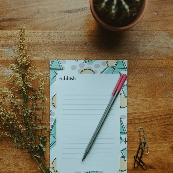 BrickandBarley - Wholesale Notepad - Rubbish Notepad5