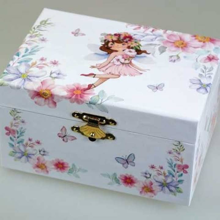 Musicbox world – wholesale Musikdosa - Barn och baby – Musiklåda - blomsterälva förvaringslåda