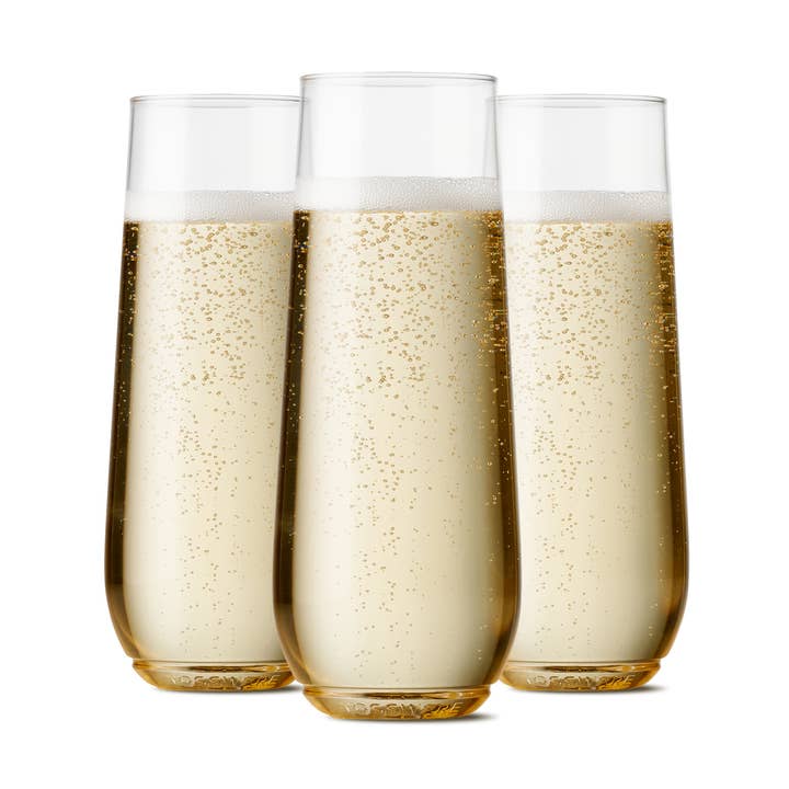TOSSWARE POP 9oz Flute, Premium Quality, Recyclable BPA-free for wholesale by TOSSWARE