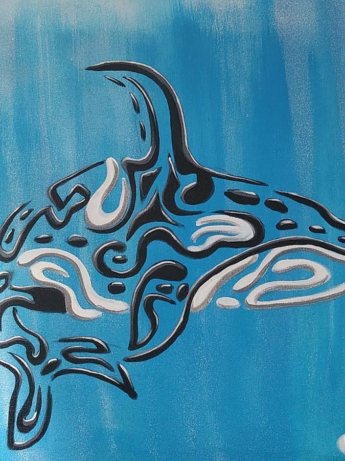 Orca Vanishing Sticker for wholesale by It's a Henry