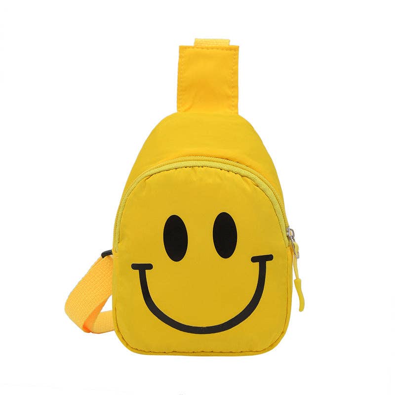WEST AUSSIE SUPPLIES - Wholesale Crossbody bag – kids - Bacio - Children's Smiley Face Crossbody Bag0