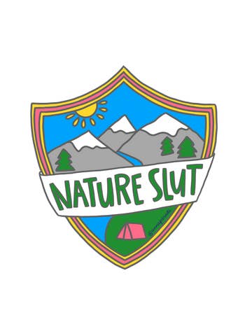 Sticker! Nature Sl*t 2.5 x 2.5 for wholesale by Anna Parade