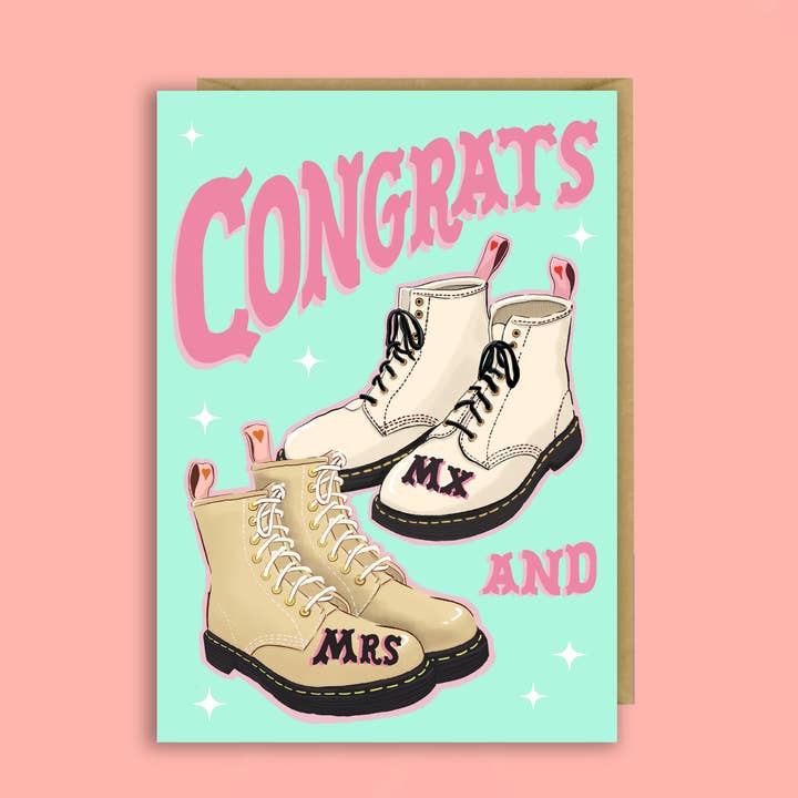 Queer bruiloft | Mx en mevrouw | LGBTQ+ | Non-binair | Huwelijk voor wholesale door The Queer Store