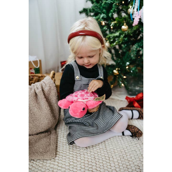 The Petting Zoo - Wholesale Stuffed/Plush Toy - Kids & Baby - Scoopz Pink Sea Turtle Small 8" (20cm)2