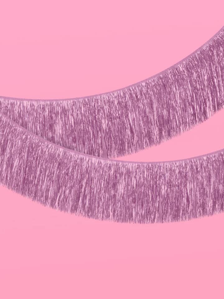 Bannière en aluminium à franges de lavande pour fêtes, décorations d'anniversaire pour la vente par xo, Fetti