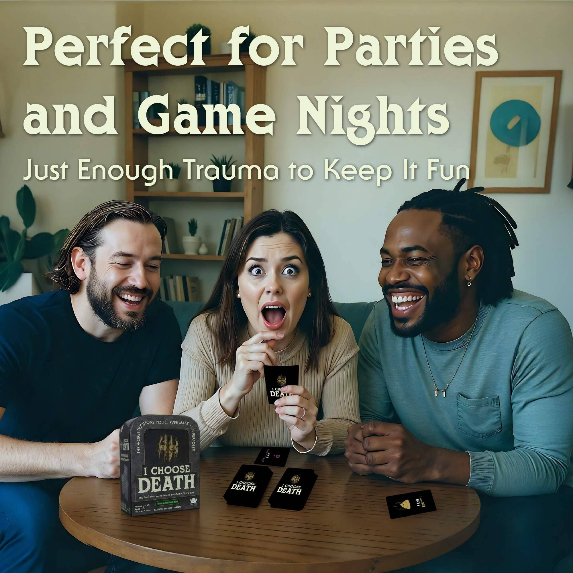 Zombie Ghost Games – wholesale Kortspel – Jag väljer döden Skulle-du-hellre-kortspel (Lyser i mörkret)4