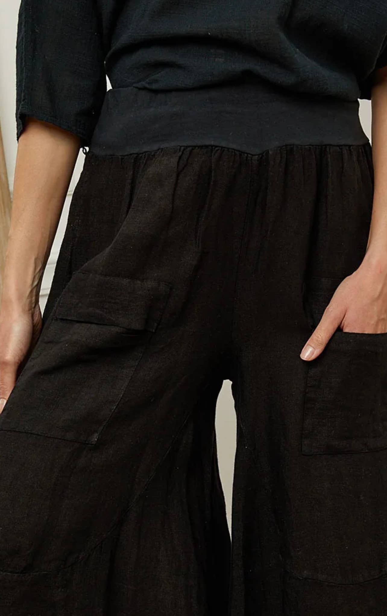 LÉA & LUC - Wholesale Pants - Women's - 100% linen trousers REF.3023539