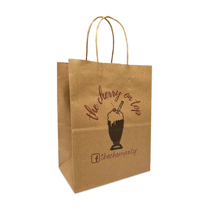 Kis Paper - Wholesale Gift Bag - Custom Print Cub 8x4.75x10.25 inches Kraft Paper Bags2