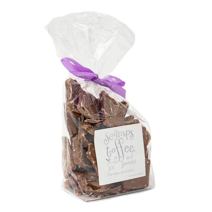 8oz Bag - Easter Toffee - Chocolate Covered for wholesale by Scamps Toffee