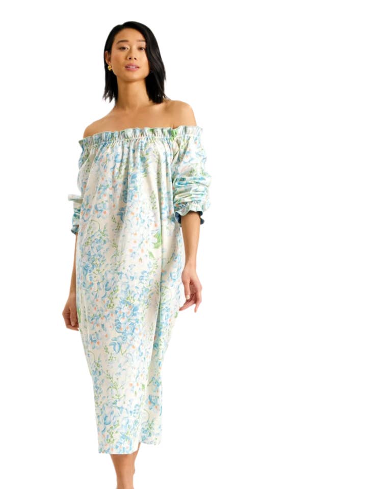 Grace Wisteria Bloemenjurk voor wholesale door Casey Marks