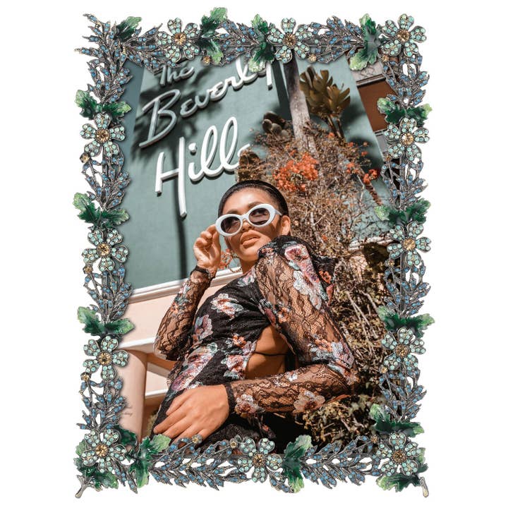 Blau Edelweiß 5" x 7" Rahmen | Fotorahmen | Bilderrahmen | für den Großhandel auf Faire