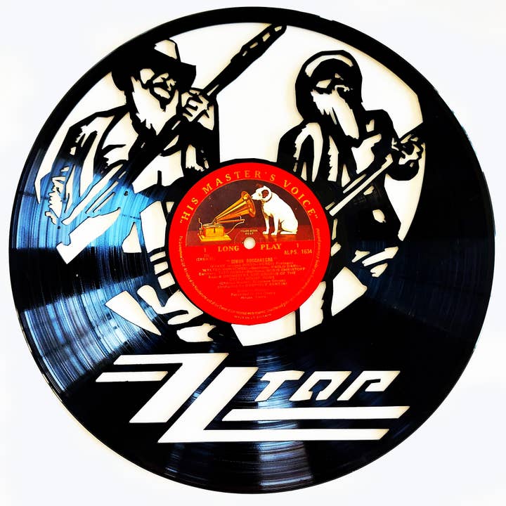 Vinyl Record Art - ZZ Top for wholesale by Broken Record