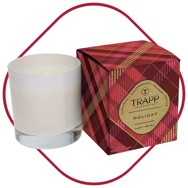 Seasonal Candle Holiday 7 oz. Candle in Signature Box for wholesale by Trapp Fragrances