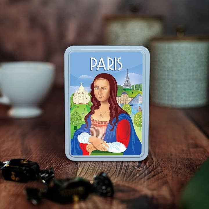 Chevaliers d'Argouges - Wholesale Chocolate Box - MONA LISA GIFT BOX - 33% MILK CHOCOLATE HAZELNUT BITES1