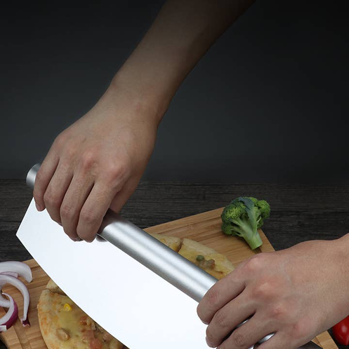 VIGOR - Wholesale Pizza Wheel - Pizza Rocker Cutter Stainless Steel Slicer Knife Sharp - MOQ 10 Pcs