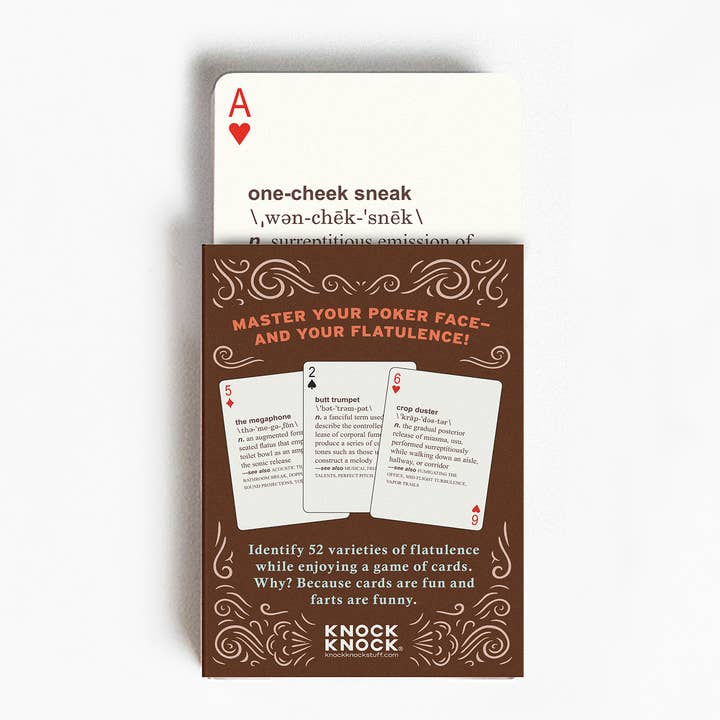 Knock Knock - Wholesale Playing Cards - 52 Farts Playing Cards Deck