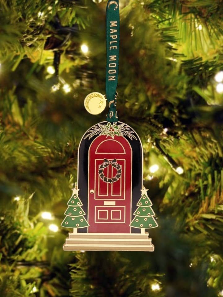 Classic Enamel Red Door for wholesale by Maple Moon Gifts