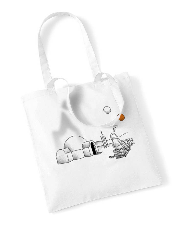 Ice Desert - original tygkasse med handtag för wholesale av FRIKING STYLE